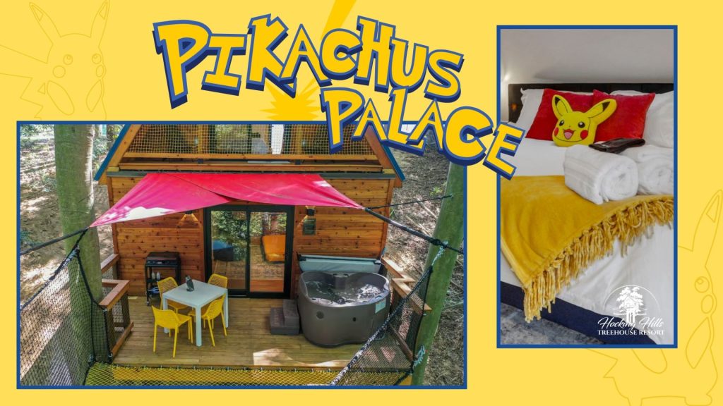 Pikachus Palace Treehouse in the Hocking Hills